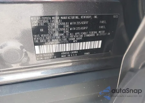 2024 Toyota Rav4 Hybrid Xle from USA, damaged, VIN 4T3RWRFV8RU111725
